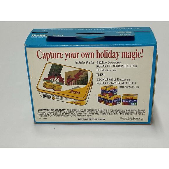 KODAK Film 1997 Holiday Commemorative Tin. NEW!! - Picture 2 of 4
